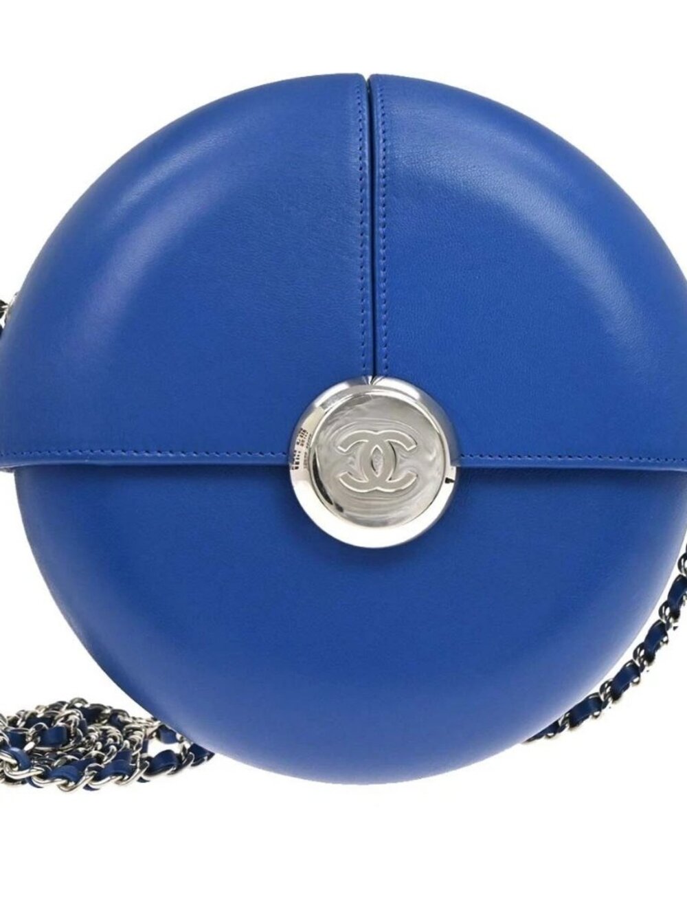 Chanel Blue Evening In The Air Leather Shoulder Bag KQ01712